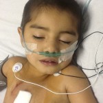 Child after surgery