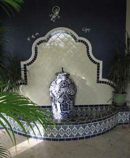 Entrance Fountain - Casa McLean 4-Sale by Owner - Rancho Paraiso, Cabo San Lucas