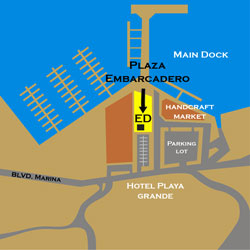 Eagle Divers - map
