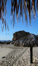beach palapa in los cabos