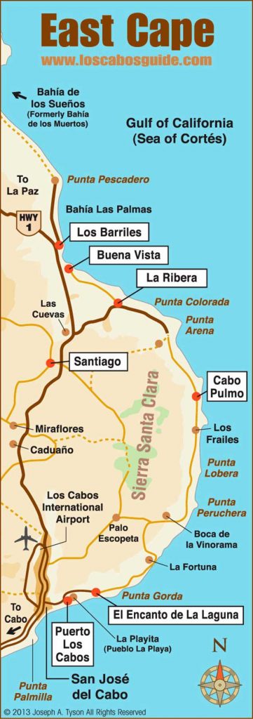 Maps, East Cape Baja Map