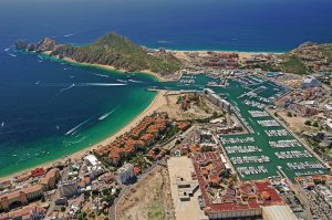 An aerial view of Land’s End Cabo San Lucas. A Brief History of Los Cabos: 30 Million Years at Land’s End.