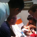 Dr. Velderrain [Los Cabos], Dr.Hammel [Omaha] Dr.Delaney and new patient Isabel.
