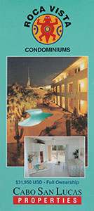 Roca Vista Condominiums - Rack Card - front