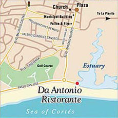 da antonio map los cabos