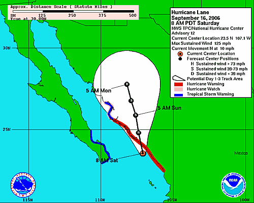 hurricane lane update location chart
