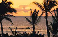 sunset in la paz baja mexico