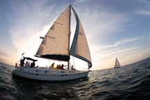 Luxury Sunset Sailing Boat