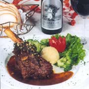 lamb shank - sancho panza wine bistro restaurant night club in cabo san lucas