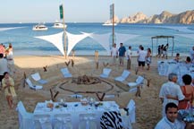Beach Wedding Party - The Medano Beach Club Cabo - Cabo San Lucas, Los Cabos, Mexico 
