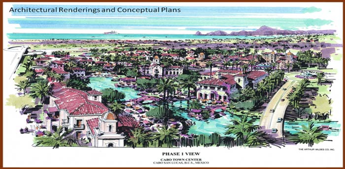 Town Center River Walk - Cabo San Lucas - new project for Los Cabos.